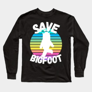 Save Bigfoot - Mystery Long Sleeve T-Shirt